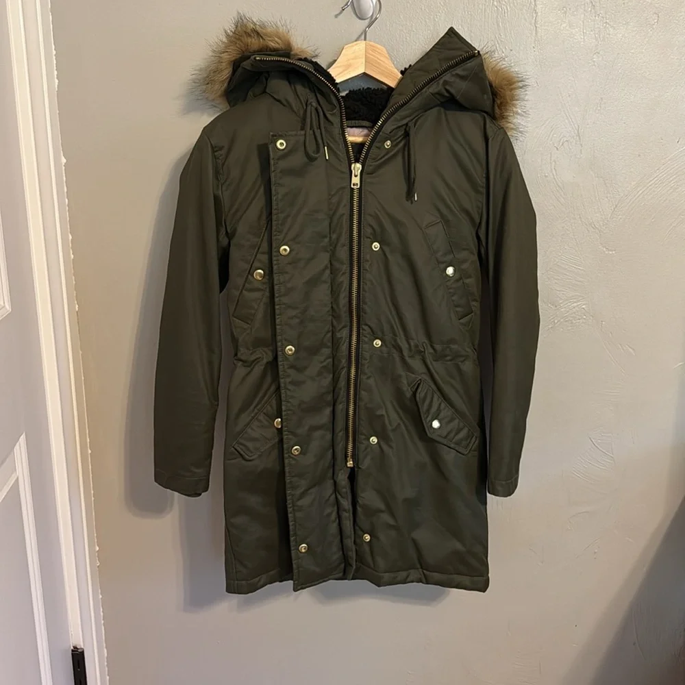 J. Crew Perfect winter parka with eco-friendly PrimaLoft®